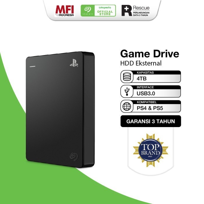 Seagate Game Drive Hardisk Eksternal For Ps4 4Tb Usb3.0 [Fs]