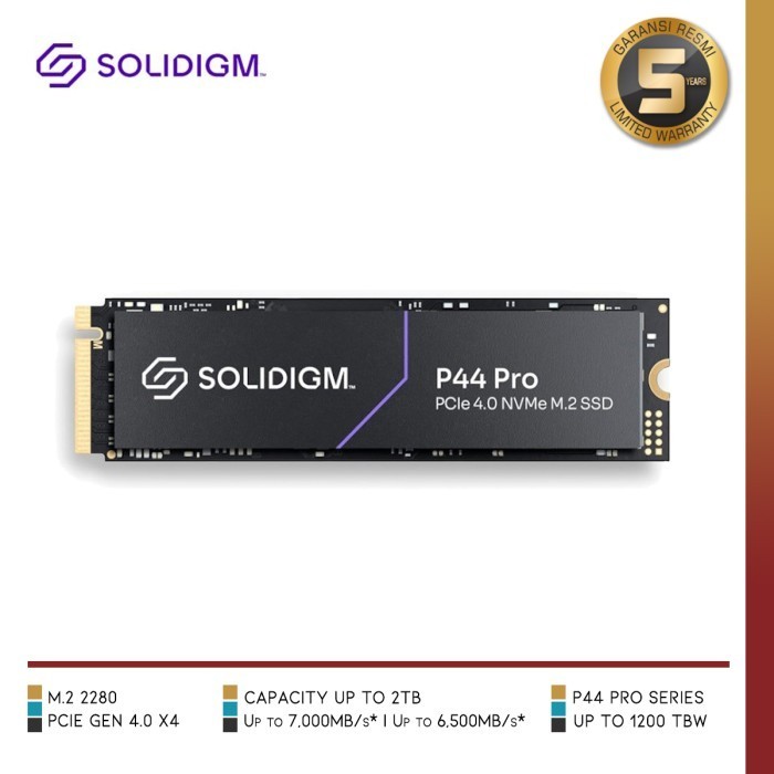 Solidigm P44 Pro Series Pcie 4.0 X4, M.2 2280 Nvme Ssd