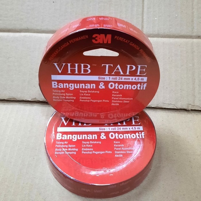 

HRG DISKON VHB Tape 4900 Double Tape 3M Ukuran 24mm x 4,5meter