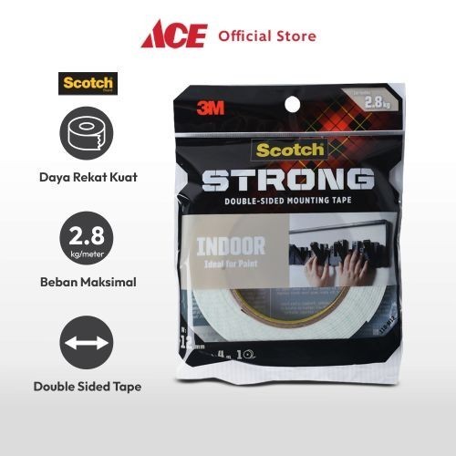 

BRG BARU Ace - Scotch 3m Mounting Tape Strong Interior 12 Mm X 4 Mtr