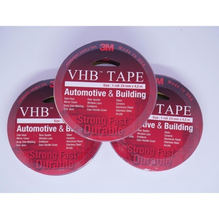 

HARGA DISKON double tape 3m vhb 24mm/Double Tap automotive Building/Double tap VHB