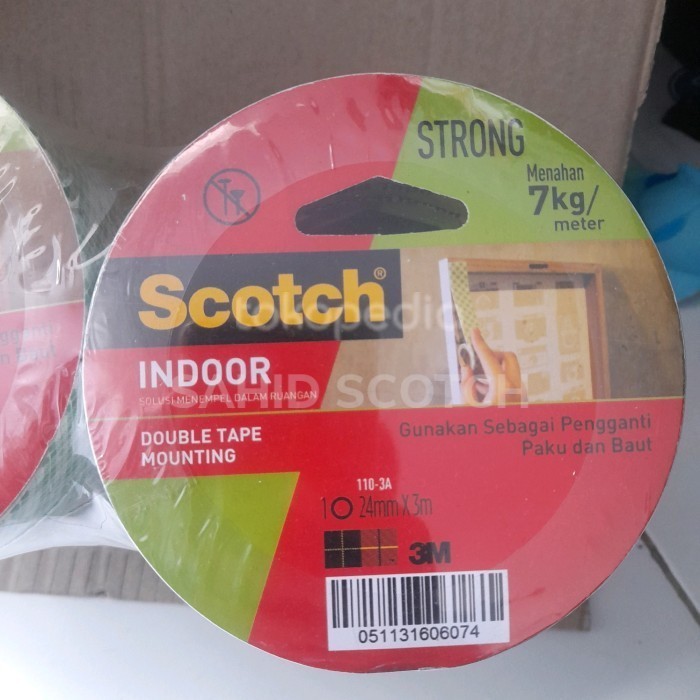 

PROMO Double tape 3M scotch indoor mounting 24mm x 3m 7kg