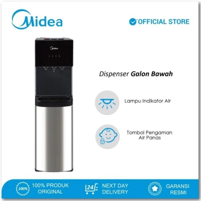 Water Dispenser Galon Bawah Midea Yl1567B Yl-1567B Compressor [Ori]