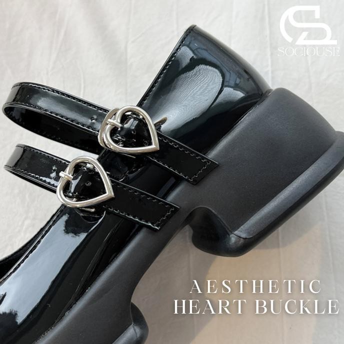 Sepatu Docmart Mary Jane Wanita Korea - Mary Jane Lolita Shoes