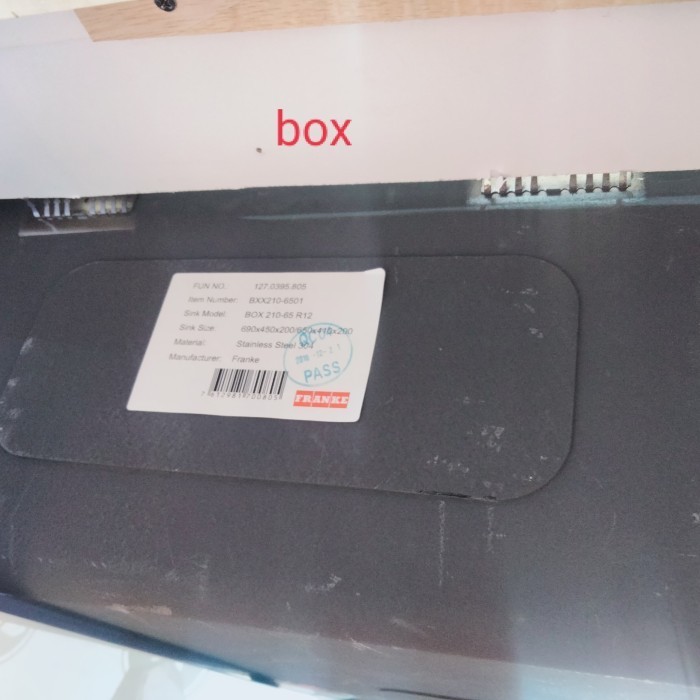 Sink Franke Box 210-72