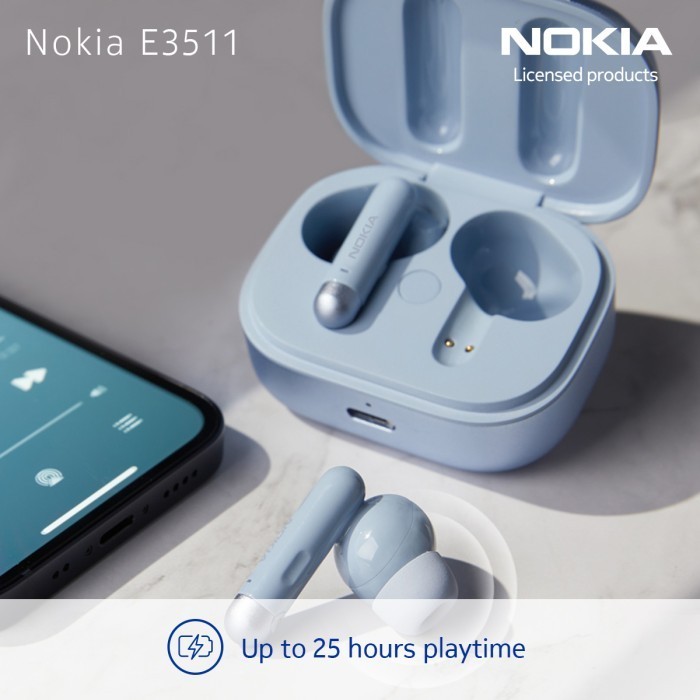 Nokia E3511 Anc True Wireless Earphones Tws Low Latency Hd - Black