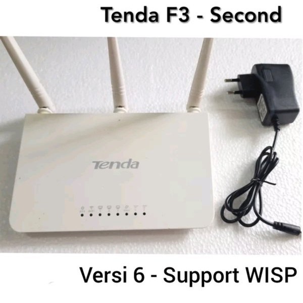 [OMG] Wireless Tenda F3 Second AP Wifi Router Bekas - China Version