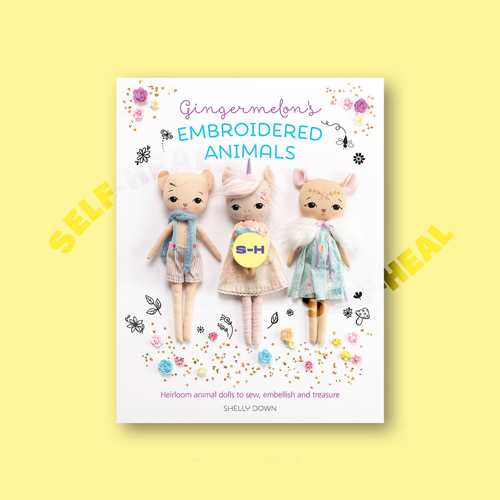 

Gingermelon's Embroidered Animals - Shelly Down