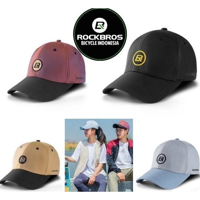 Rockbros Topi Sepeda Olahraga Outdoor Lf8041 Cap Sport Hat Pria Wanita