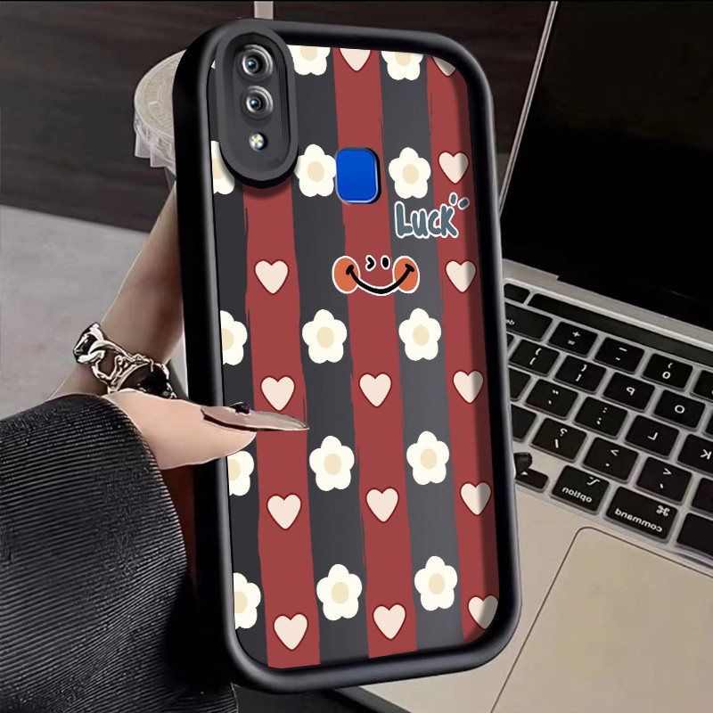 Casing Hp VIVO Y95 Y93 Y93s Y91 Y91i Case Anti Drop silikon Casing lembut HP ponsel bunga Softcase k