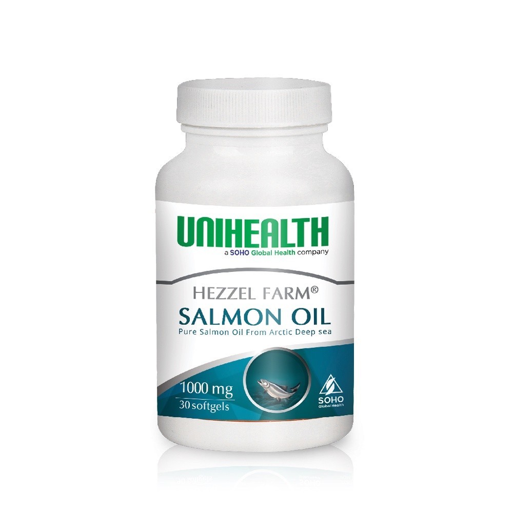 Salmon Oil Pure from Arctic Deep Sea 30 Softgels Minyak Ikan Tidak Amis Unihealth Soho