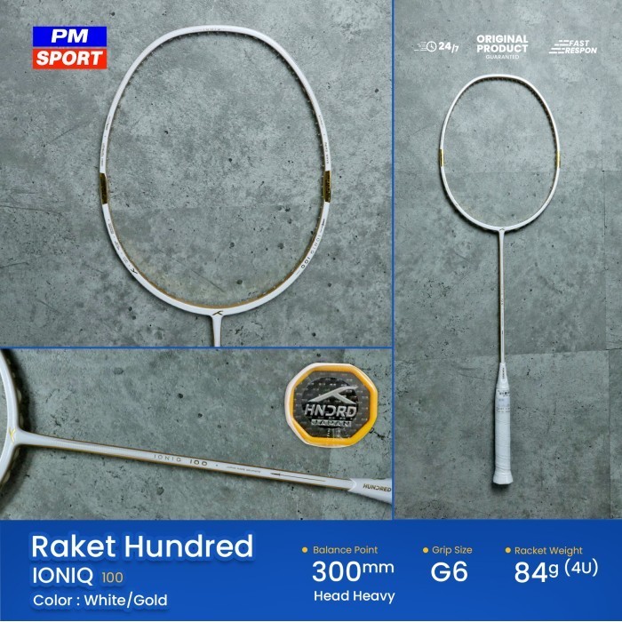 Raket Badminton / Bulutangkis Hundred Ioniq 100