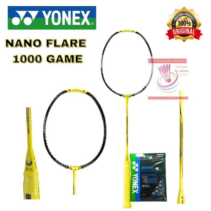 RAKET YONEX BADMINTON BULUTANGKIS YONEX NANO FLARE 1000 GAME NANOFLARE