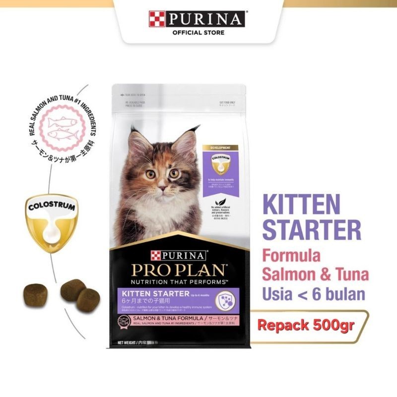 Proplan Kitten Starter Salmon & Tuna 500gr Repack