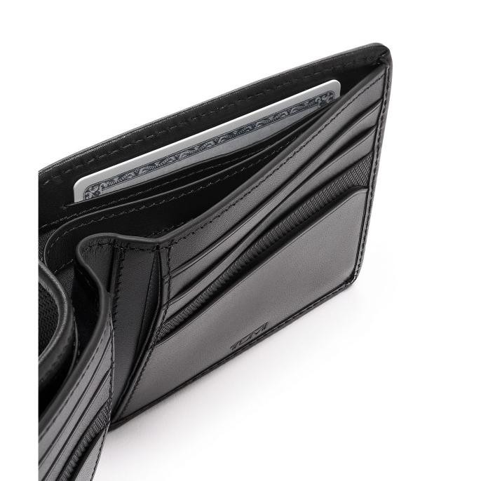 Tumi Alpha Global Double Billfold - Dompet Pria - Black