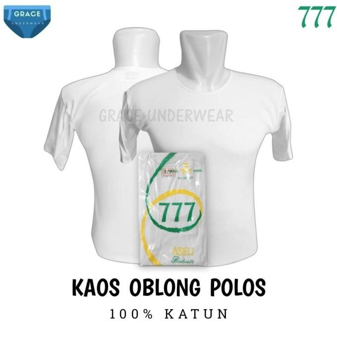 Kaos Oblong 777 Size 44/46/48
