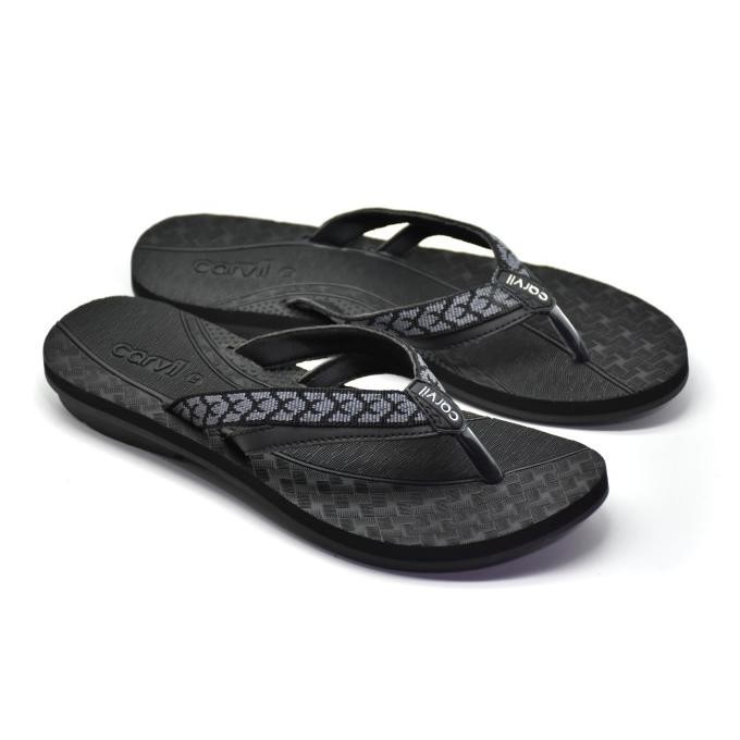 Carvil Sandal Wanita Tressa L Black/Grey