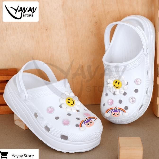 Sandal Kodok Wedges Wanita Korean Style