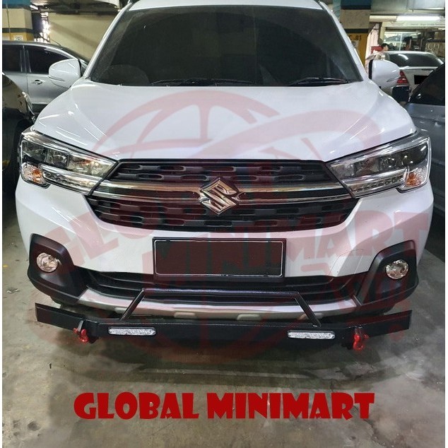 PAKET TANDUK DEPAN MOBIL BESI LED + TOWING BELAKANG SUZUKI XL7