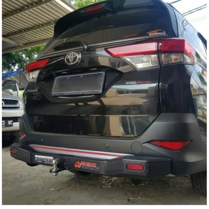 TANDUK BELAKANG TOWING BAR RHINO / BUMPER GUARD ALL NEW RUSH 2018-