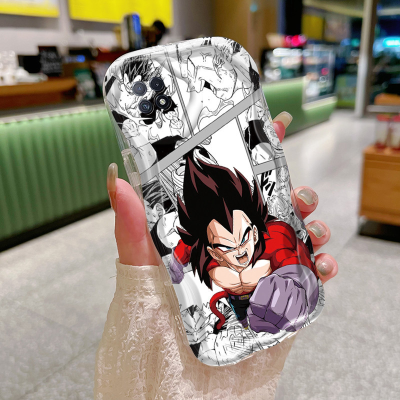 Casing Hp OPPO A73 5G OPPO A72 5G OPPO A53 5G Case  sarung HP pola Vegeta casing ponsel lembut Softc