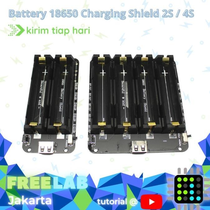 ESP32 Arduino 18650 Battery Charger Expansion Module Out 3V 1A 5V 2.2A