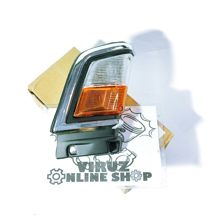 CORNER LAMP LAMPU SEIN SEN DEPAN MITSUBISHI GALANT SIGMA 1978 KANAN