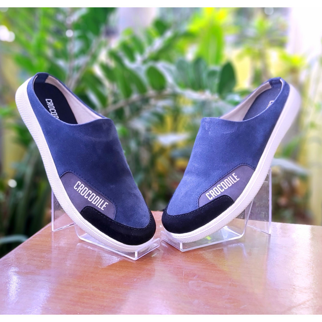 Sepatu Bustong Pria Kulit Suede Model Terbaru 2024 Sandal Bustong Pria Kulit Suede Sandal Tutong pri