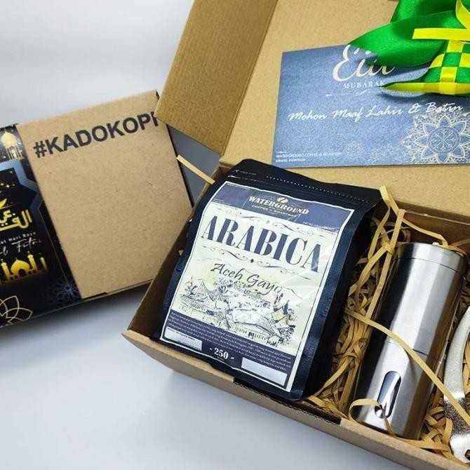 

Barang Terlaris #Kadokopi Hampers Lebaran Arabica / Robusta + Grinder Farantiika