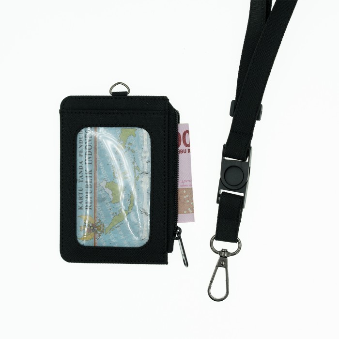 

BARANG TERLARIS id card holder zipper xxxo black 1