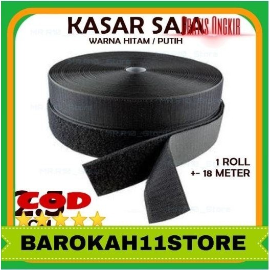 

VELCRO 2,5 CM MAGIC TAPE KASAR 18 METER - Putih