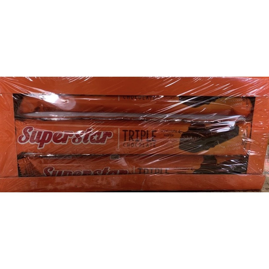 

Superstar Wafer Coklat - 1 box isi 12 pc