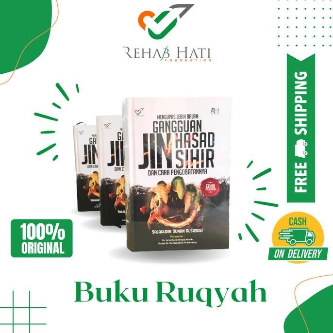 Buku Mengupas Lebih Dalam Gangguan Jin Hasad Sihir Cara Pengobatannya Kualitas Premium