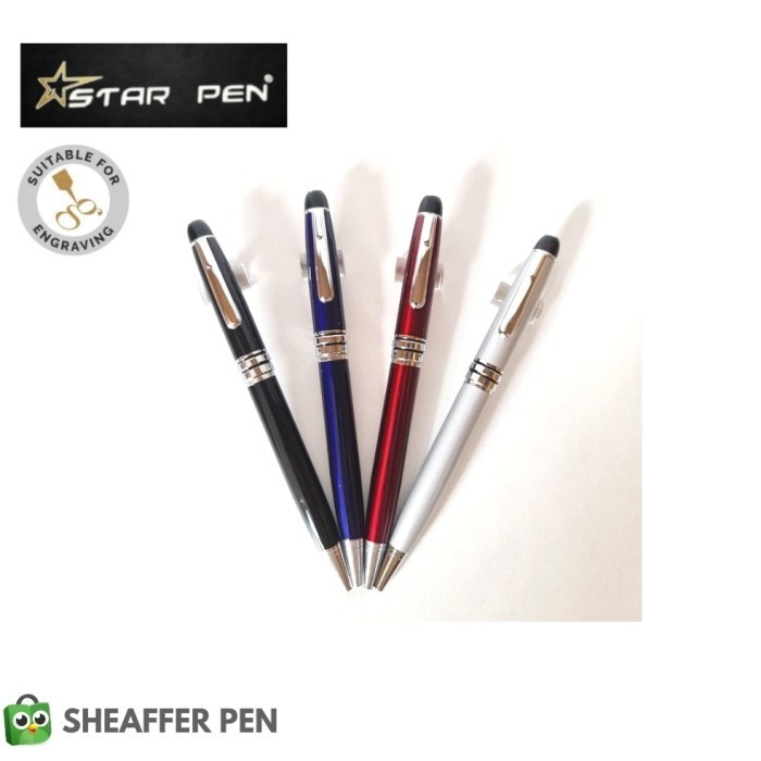 

Star Pen 220 Featuring Chrome Trim Ballpoint Pen