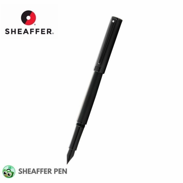 

Sheaffer Intensity Engraved Matte Black PVD Fountain Pen