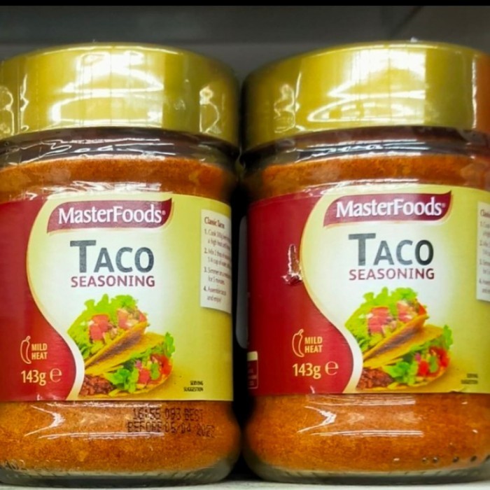 

masterfoods taco seasoning 143gr master food