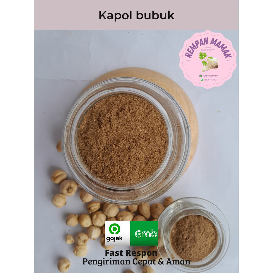 

Kapol Bubuk 500gram / Kapulaga Putih Bubuk / White Cardamon Powder