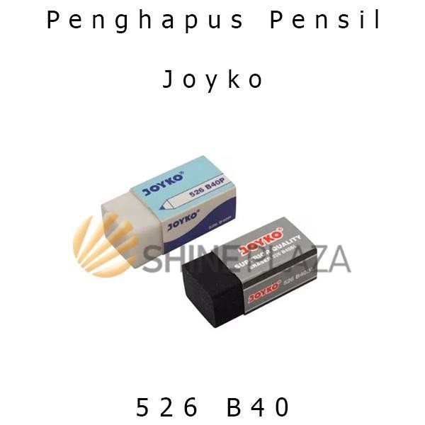 

Penghapus Pensil Putih Hitam Kecil Joyko 526 B40 - Pencil Eraser Joyko Q259