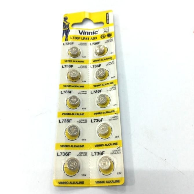 Baterai Battery Batre kancing L736F L736 LR41 AG3 1.5v original dre3 Juara