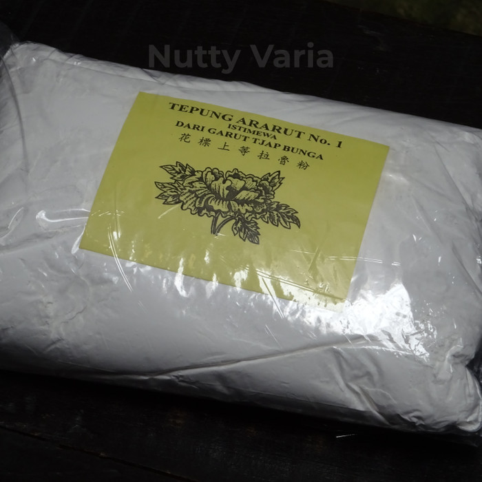 

HRG DISKON Tepung Ararut / Larut / Garut / Arrowroot TJAP BUNGA - 1kg