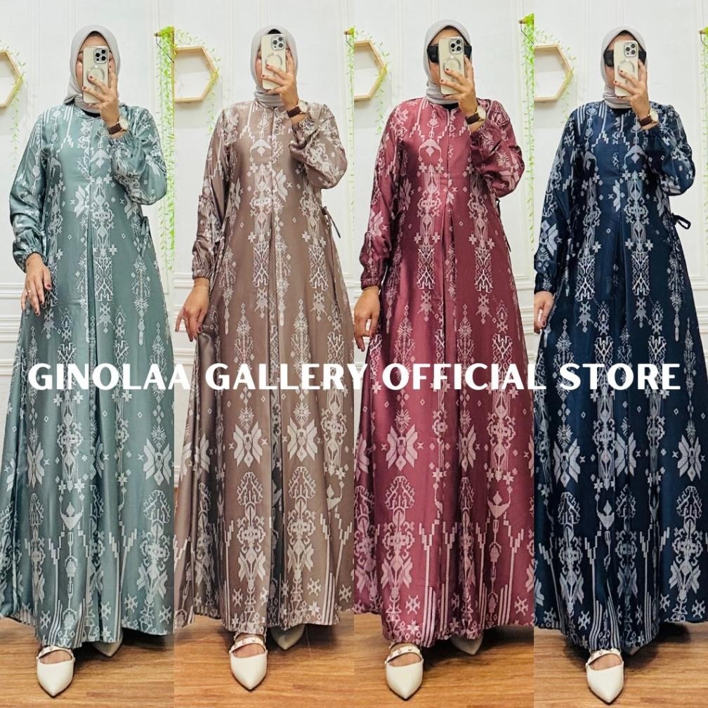 Gamis Terbaru | Gamis Silk Premium | Busui Friendly | Magnolia Dress