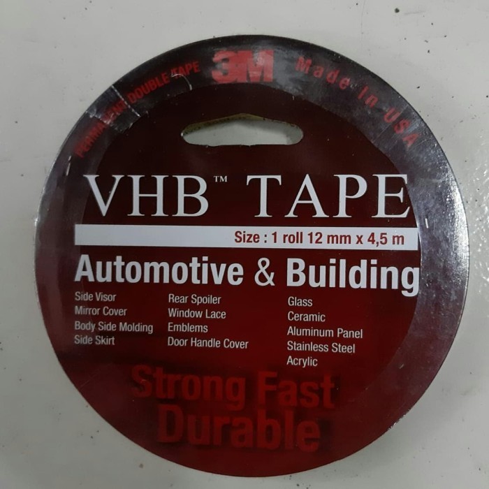 

lem doubletape / double tape / perekat 3m vhb 12 mm x 4,4 m PROMO