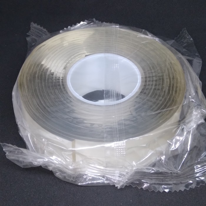 

Double Tape Bening Transparant Clear Daya Rekat Kuat SALE