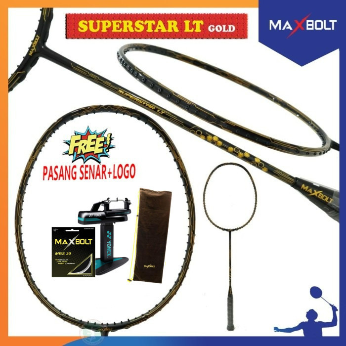 Maxbolt Superstar Lt Raket Badminton Original
