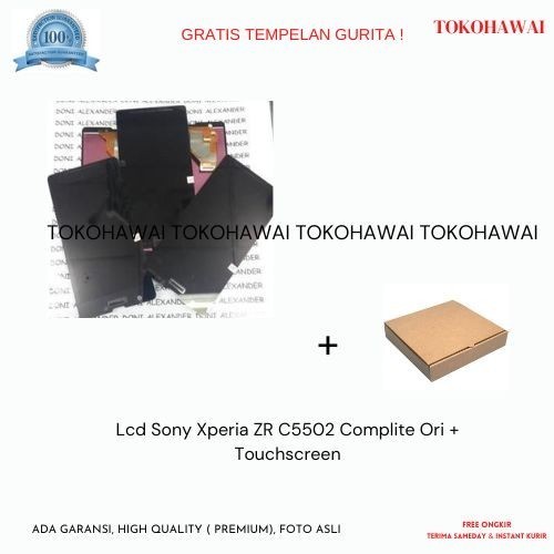 Lcd Sony Xperia ZR C5502 Complite Ori Touchscreen + PASANG
