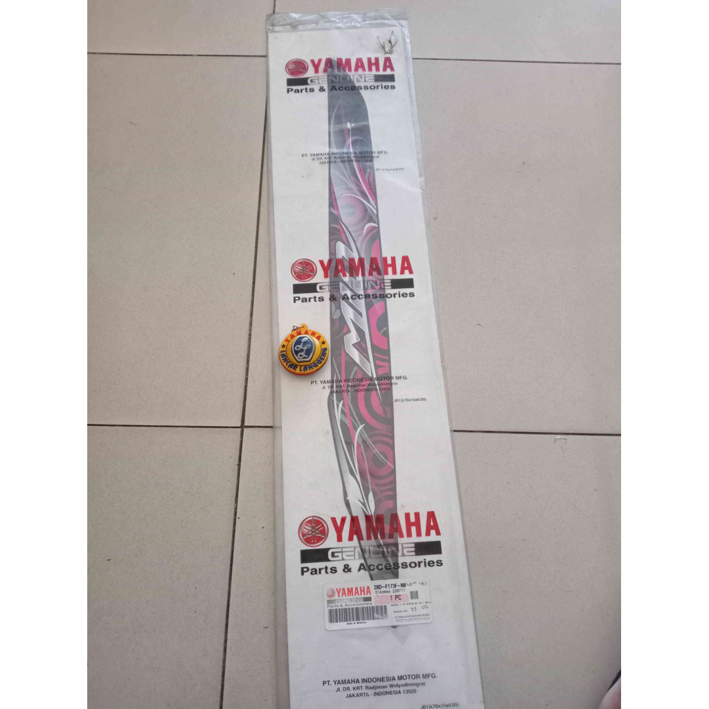 STRIPING / STIKER / GRAPHIC / KALKIR  MIO SMILE TAHUN 2005-2011 ORIGINAL YGP