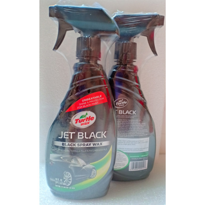 Turtle Wax Jet Black Spray Wax / poles mobil / pelindung cat mobil