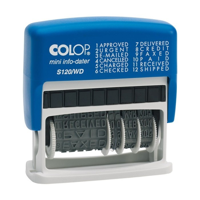 

Terlaris COLOP mini-dater S120/WD (Stempel Tanggalan dengan Pilihan Tulisan) SALE