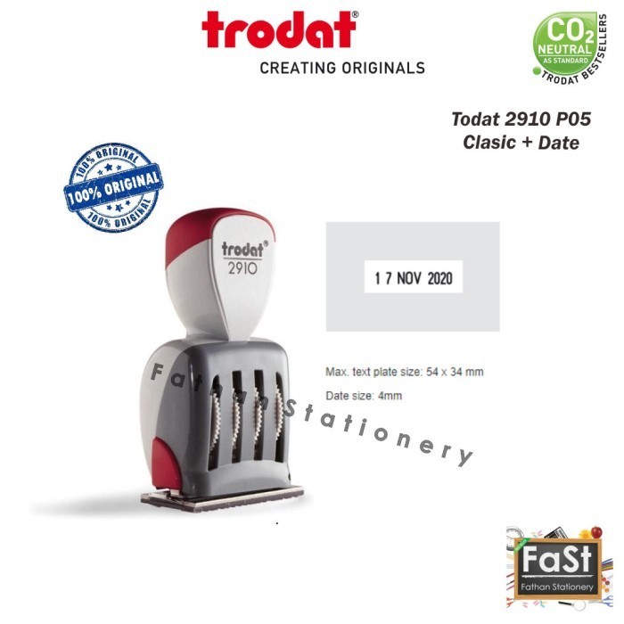 

Terlaris STEMPEL TANGGAL/STEMPEL TRODAT 2910-P05 SALE