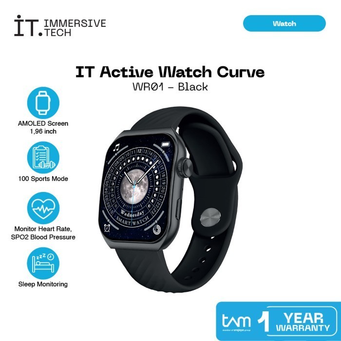 It Active Watch Curve Wr01 - Black